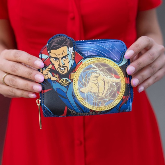 LOUNGEFLY Marvel Dr Strange Multiverse Wallet - Picture 6 of 16